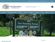 Tablet Screenshot of eastpetersburgborough.org